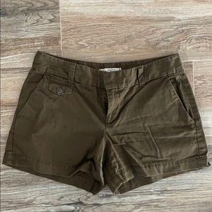 LOFT Army Green Shorts